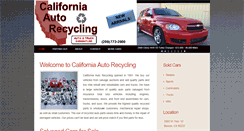 Desktop Screenshot of california-autorecycling.com